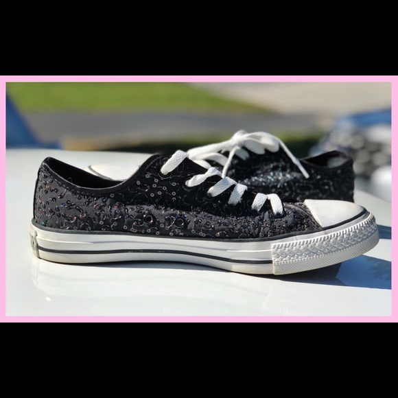 Converse All Star Black Sparkle - Picture 3 of 8